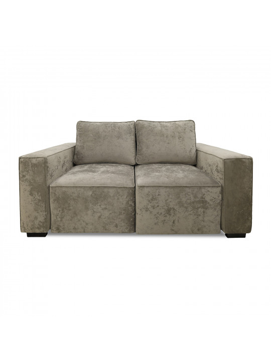 диван HOBEL LOTUS 2 STR CAPPUCCINO MONACO 4/ NIAGARA GREY (2)