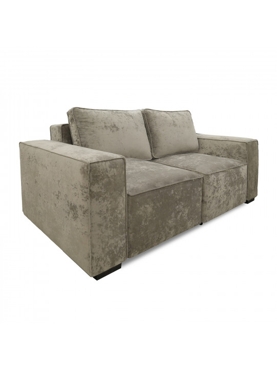 диван HOBEL LOTUS 2 STR CAPPUCCINO MONACO 4/ NIAGARA GREY (2)