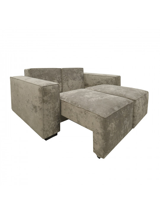 диван HOBEL LOTUS 2 STR CAPPUCCINO MONACO 4/ NIAGARA GREY (2)