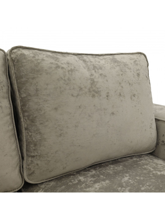 диван HOBEL LOTUS 2 STR CAPPUCCINO MONACO 4/ NIAGARA GREY (2)