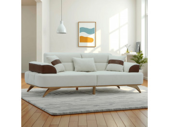sofa HOBEL MANHATTAN HONEY PHANTOM 6 /WHITE BONCUK 2 (1)