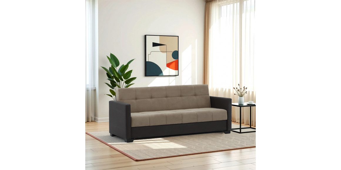 sofa HOBEL MARVEL ECONOM BROWN 3673/LIGHT BROWN VIVALDI 22 (2)