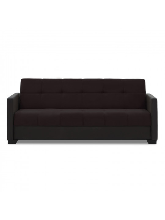 დივანი HOBEL MARVEL ECONOM BROWN 3673/ BROWN LEONARDO 6 G (2)