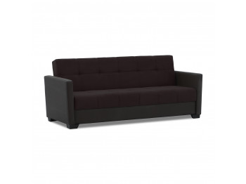 დივანი HOBEL MARVEL ECONOM BROWN 3673/ BROWN LEONARDO 6 G (2)