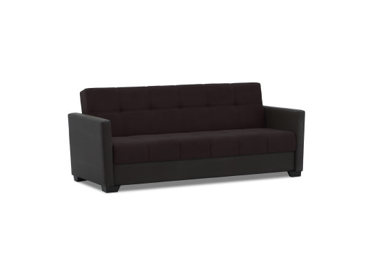 დივანი HOBEL MARVEL ECONOM BROWN 3673/ BROWN LEONARDO 6 G (2)
