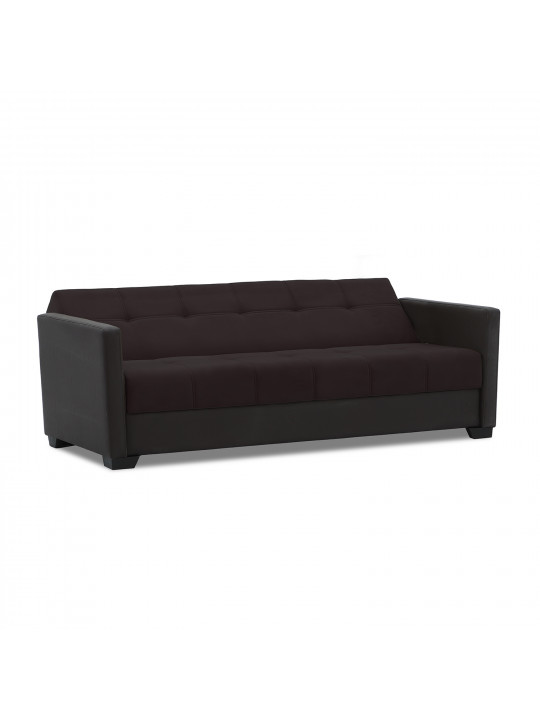 დივანი HOBEL MARVEL ECONOM BROWN 3673/ BROWN LEONARDO 6 G (2)
