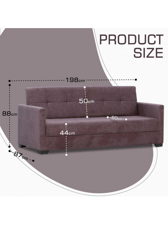диван HOBEL MARVEL FIX ECONOM HP BLACK 4503/PURPLE MOCASSI 2147 (1)