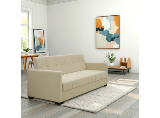 диван HOBEL MARVEL FIX ECONOM HP LIGHT CREAM VIVALDI 3 (1)