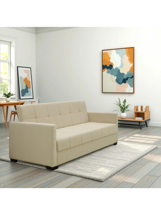 sofa HOBEL MARVEL FIX ECONOM HP LIGHT CREAM VIVALDI 3 (1)