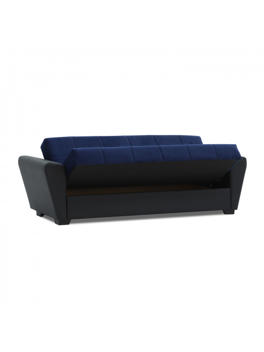 диван HOBEL MODERN ECONOM BLACK 4503/ BLUE CATALANA 17 (2)