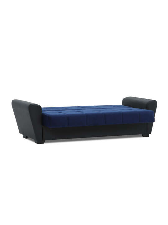 диван HOBEL MODERN ECONOM BLACK 4503/ BLUE CATALANA 17 (2)