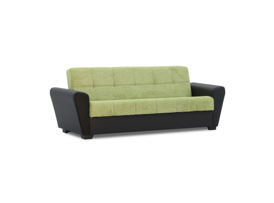 диван HOBEL MODERN ECONOM BLACK 4503/ GREEN BEATTO 1018 (2)