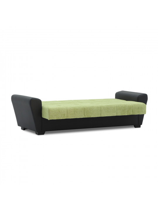 диван HOBEL MODERN ECONOM BLACK 4503/ GREEN BEATTO 1018 (2)