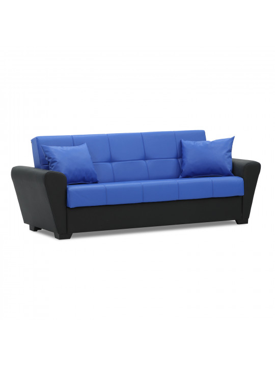 sofa HOBEL MODERN ECONOM BLACK 4503/BLUE 9440 (2)