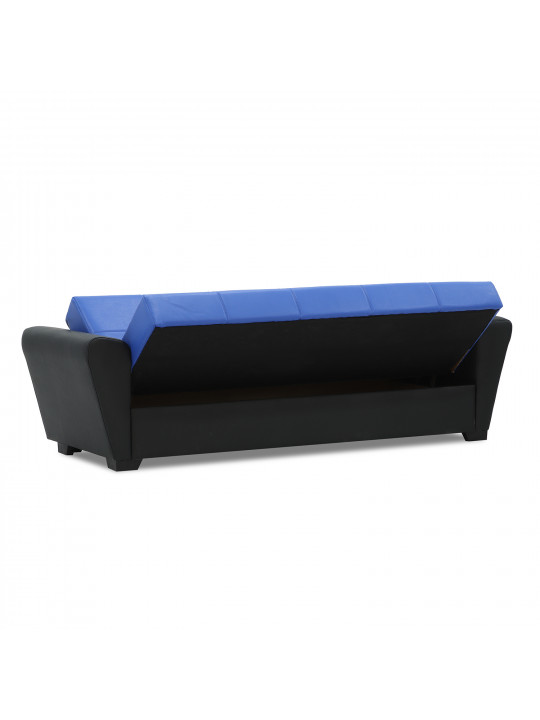 sofa HOBEL MODERN ECONOM BLACK 4503/BLUE 9440 (2)