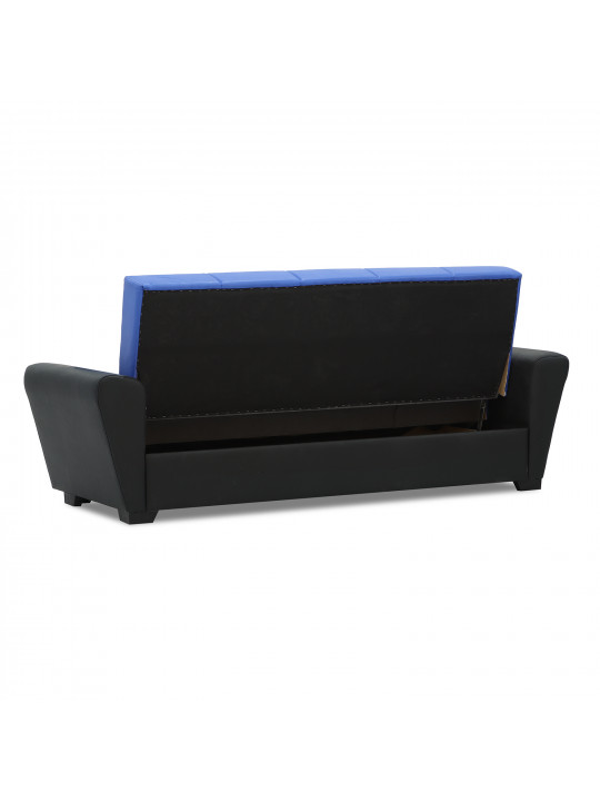 sofa HOBEL MODERN ECONOM BLACK 4503/BLUE 9440 (2)