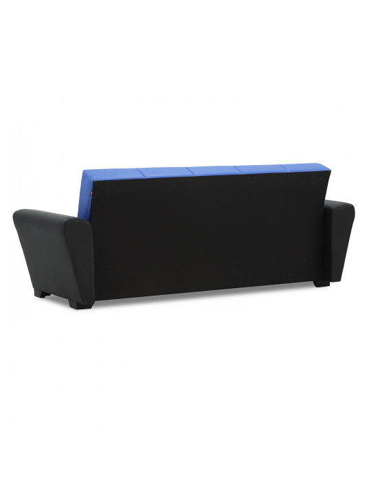 sofa HOBEL MODERN ECONOM BLACK 4503/BLUE 9440 (2)