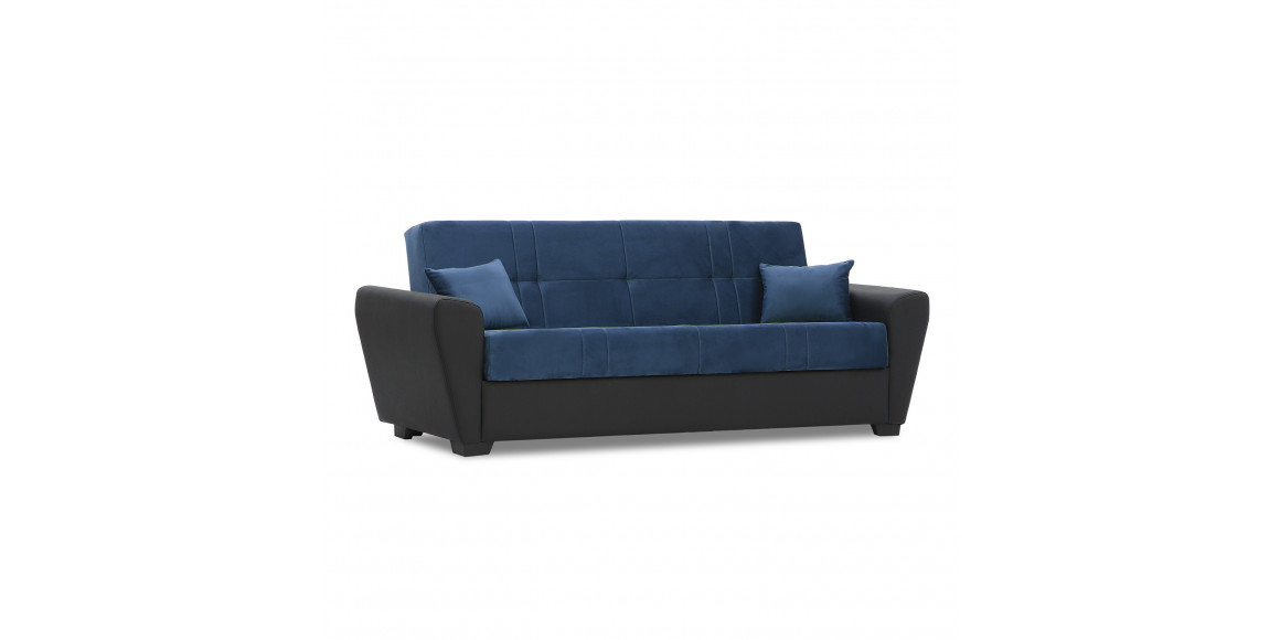 sofa HOBEL MODERN ECONOM BLACK 4503/BLUE LETTO 21 G (2)