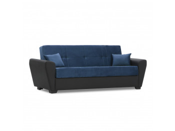 диван HOBEL MODERN ECONOM BLACK 4503/BLUE LETTO 21 G (2)