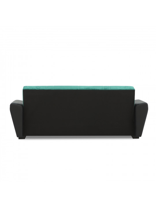 დივანი HOBEL MODERN ECONOM BLACK 4503/GREEN LETTO 14 G (2)