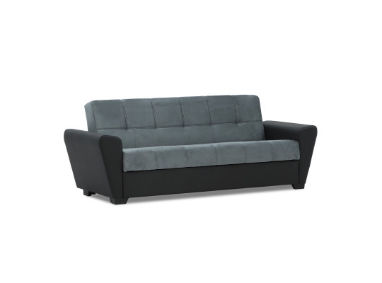 sofa HOBEL MODERN ECONOM BLACK 4503/GREY LETTO 24 (2)