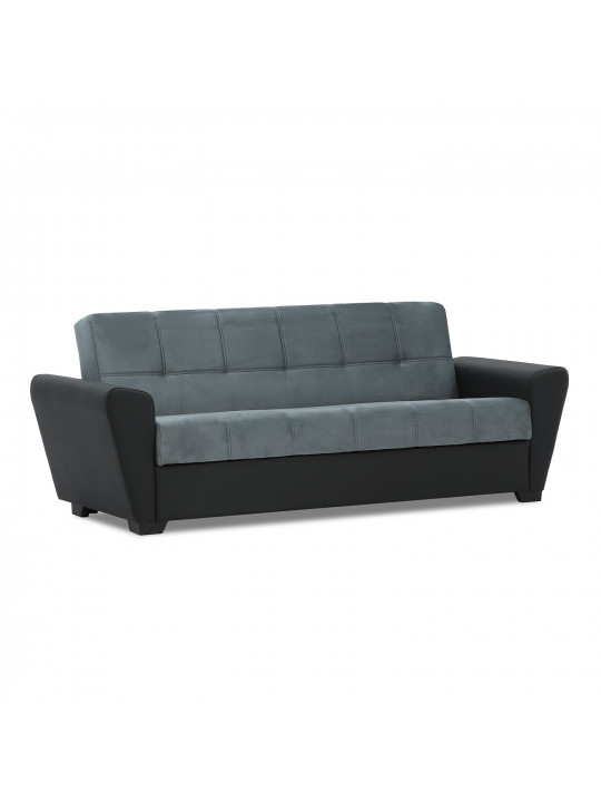 sofa HOBEL MODERN ECONOM BLACK 4503/GREY LETTO 24 (2)