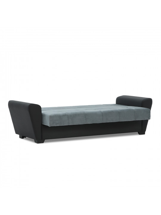 sofa HOBEL MODERN ECONOM BLACK 4503/GREY LETTO 24 (2)