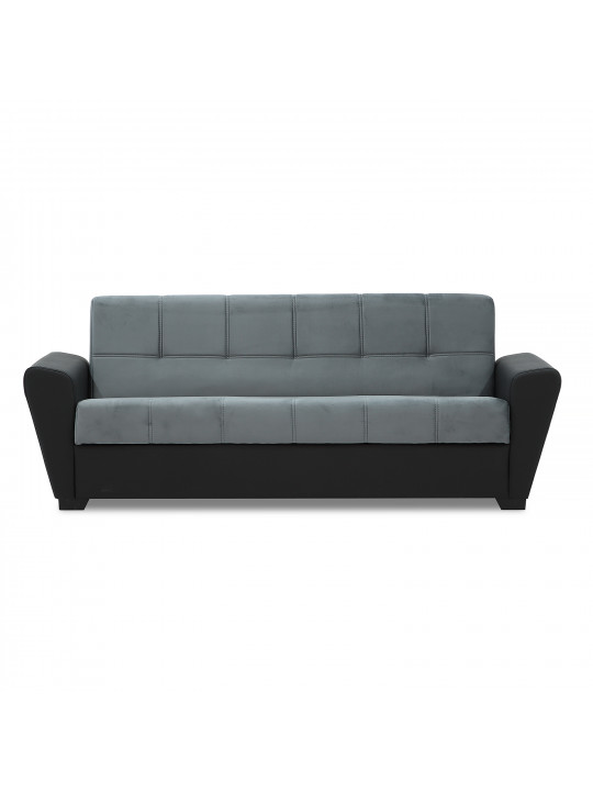 sofa HOBEL MODERN ECONOM BLACK 4503/GREY LETTO 24 (2)