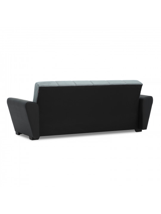 sofa HOBEL MODERN ECONOM BLACK 4503/GREY LETTO 24 (2)