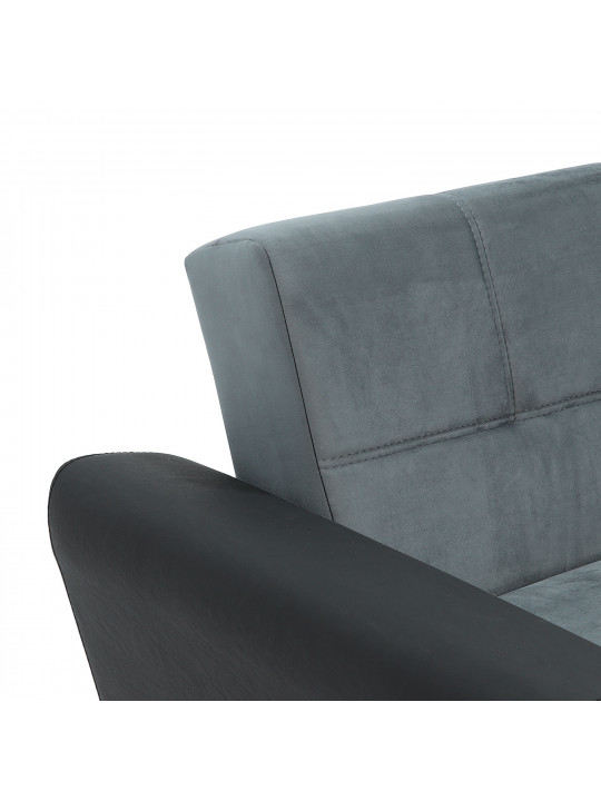 sofa HOBEL MODERN ECONOM BLACK 4503/GREY LETTO 24 (2)