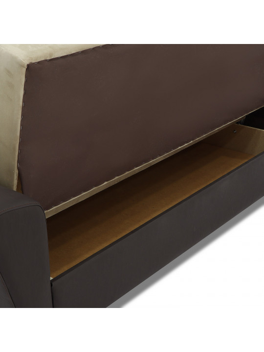 დივანი HOBEL MODERN ECONOM BROWN 3673/CREAM LETTO 8 (2)