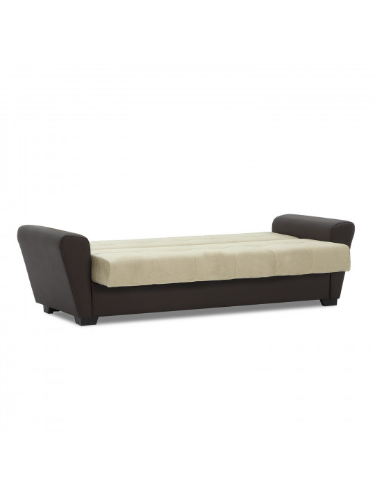 დივანი HOBEL MODERN ECONOM BROWN 3673/CREAM LETTO 8 (2)