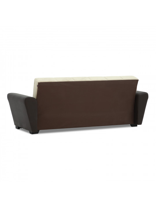 დივანი HOBEL MODERN ECONOM BROWN 3673/CREAM LETTO 8 (2)