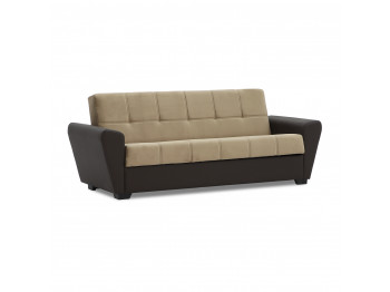 sofa HOBEL MODERN ECONOM BROWN 3673/LIGHT BROWN LETTO 2607 (2)