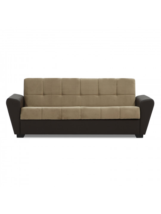 sofa HOBEL MODERN ECONOM BROWN 3673/LIGHT BROWN LETTO 2607 (2)