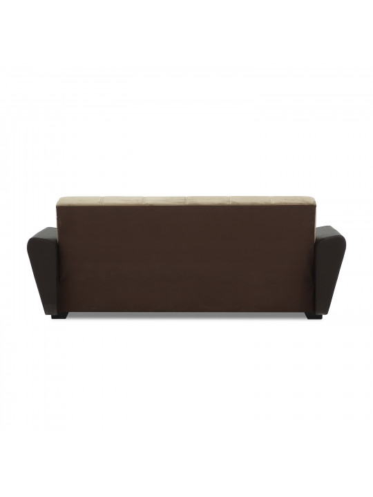 sofa HOBEL MODERN ECONOM BROWN 3673/LIGHT BROWN LETTO 2607 (2)