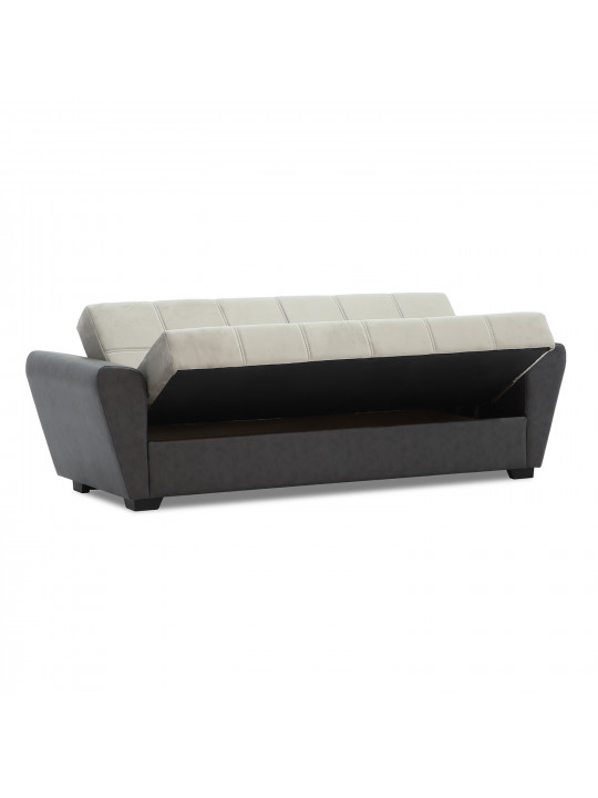 დივანი HOBEL MODERN ECONOM DARK GREY 8410/LIGHT GREY LETTO 23 (2)