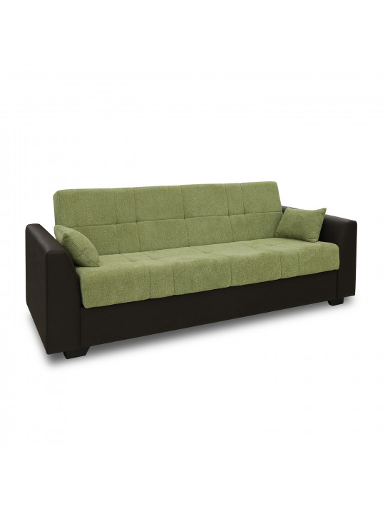 დივანი HOBEL MODERN LUXE ECONOM BROWN 3673/GREEN BEATTO 1018 (2)