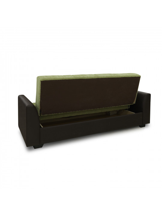 დივანი HOBEL MODERN LUXE ECONOM BROWN 3673/GREEN BEATTO 1018 (2)