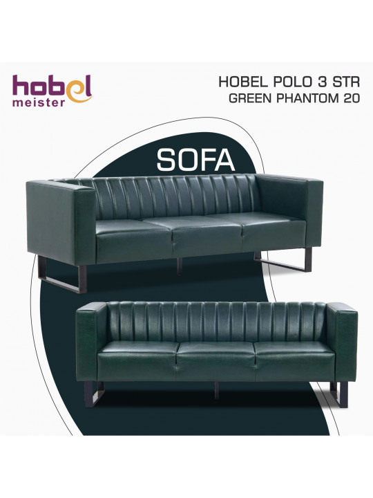 sofa HOBEL POLO 3 STR GREEN PHANTOM 20 (1)