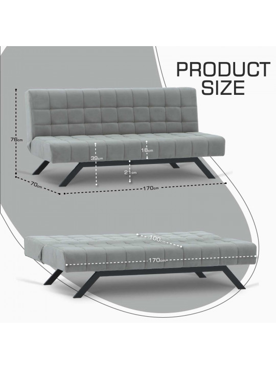 диван HOBEL STAR GREY VIVALDI 7 (2)