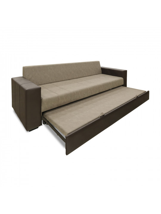 დივანი HOBEL TEO COFFEE V460/ LIGHT BROWN KIPRUS 3 (2)