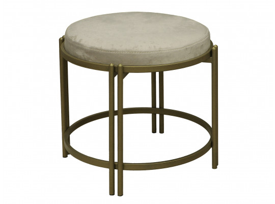 stool & pouf HOBEL BENCH-02 METAL GOLD/MONACO 02 (1)