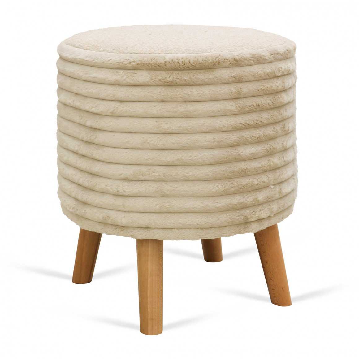 stool & pouf HOBEL SONYA ROUND MEGA BEACH/CREAM BUK 4 (1)