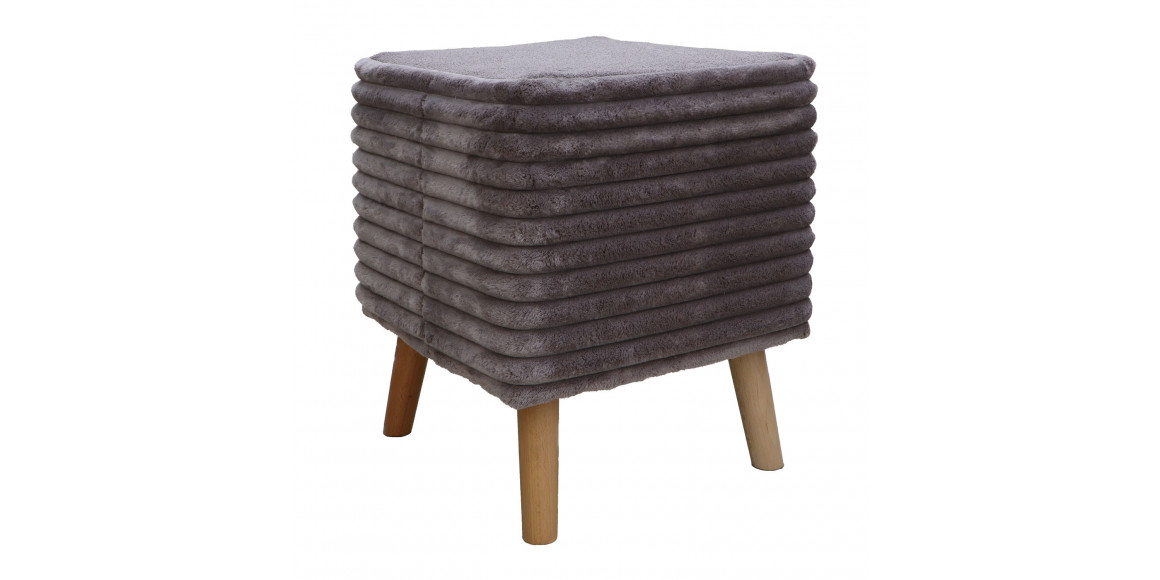 stool & pouf HOBEL SONYA SQUARE MEGA TAUPE/GREY BUK 7 (1)