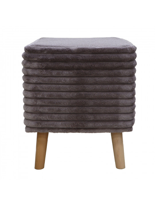 stool & pouf HOBEL SONYA SQUARE MEGA TAUPE/GREY BUK 7 (1)