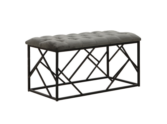 stool & pouf HOBEL TWIST METAL BLACK LSL/40x80X35 FACE 11 (1)