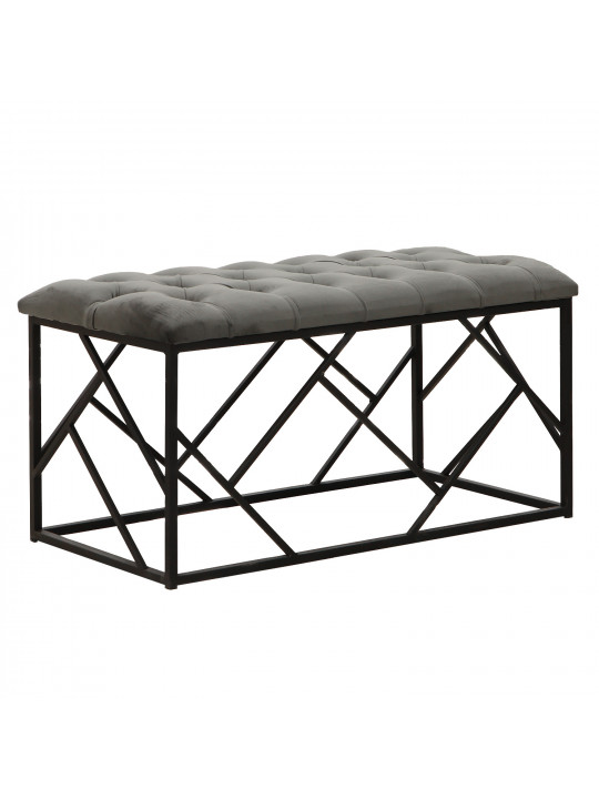 stool & pouf HOBEL TWIST METAL BLACK LSL/40x80X35 FACE 11 (1)