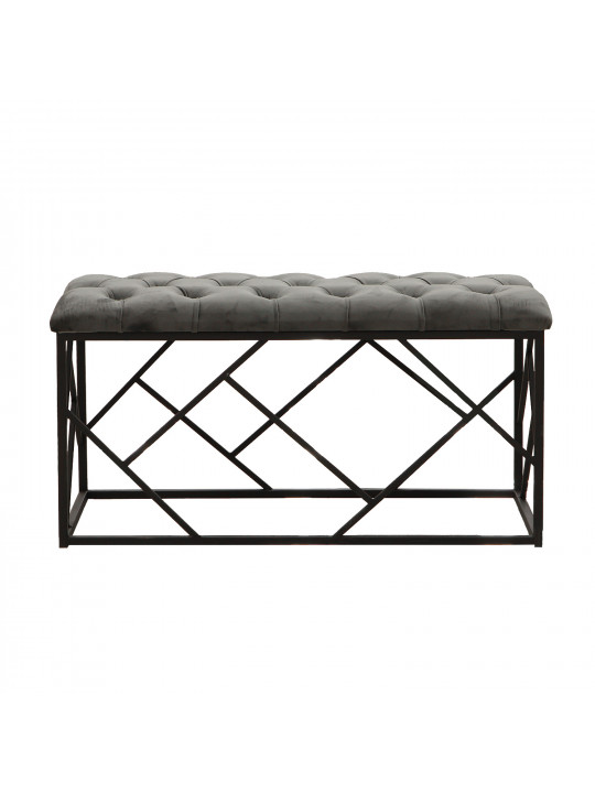 stool & pouf HOBEL TWIST METAL BLACK LSL/40x80X35 FACE 11 (1)