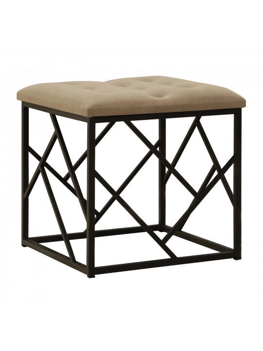 ტაბურეტი და პუფი HOBEL TWIST METAL/38X38X35 -10K/ COMBY(1)